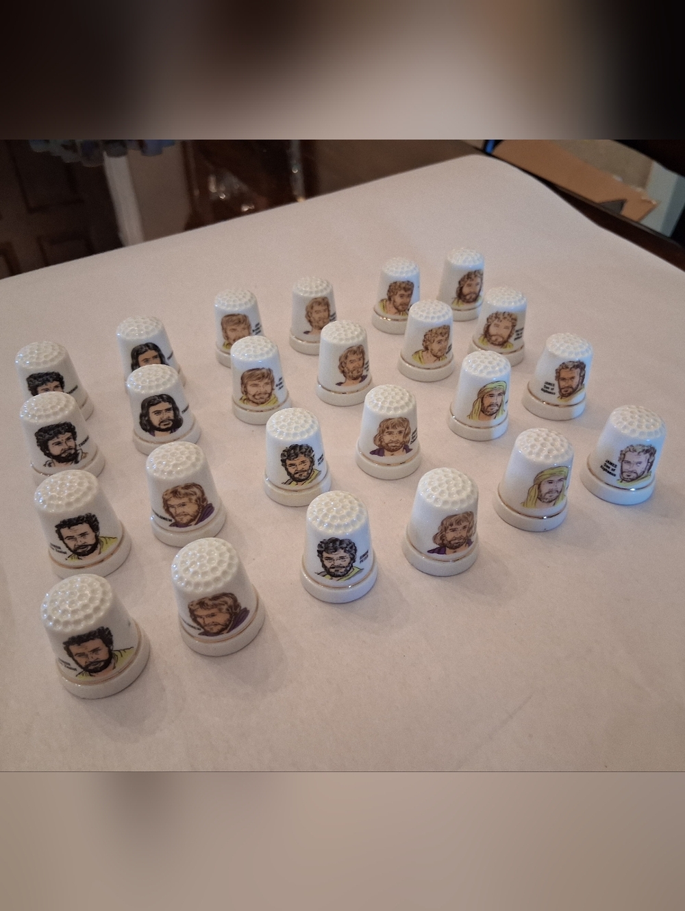 Men Of The Bible Thimble Collection
